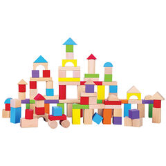 Wooden Building Blocks 100pcs  Wooden Building Blocks 100pcs  hi-res