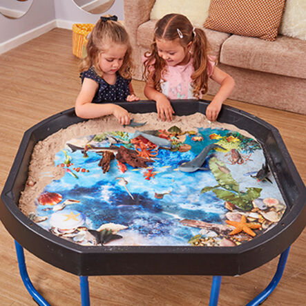 TTS Active World Tuff Tray Ocean Photographic Mat  hi\-res