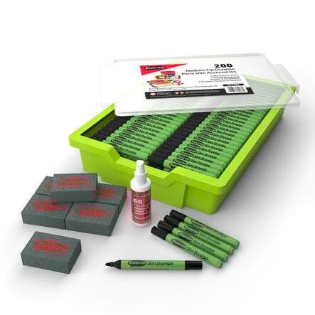 Whiteboard Pens \x26 Accessories Class Tray 200pk  hi\-res