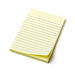 Lined Sticky Note Pads  hi\-res