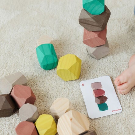 Wooden Stacking Boulders  hi\-res