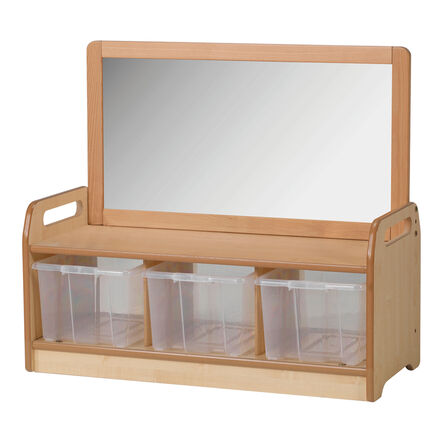 Millhouse Low Storage W\/ Mirror Room Divider  hi\-res