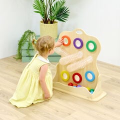 Learn Well Wooden Twist & Turn Tubie Posting Tower  hi-res