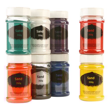Coloured Sand Assorted 350g 8pk  hi\-res