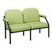 Radstock Low Level Metal Framed Reception Chair Blue  hi\-res
