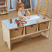 TTS Toddler Mirror Activity Table With Shelves  hi\-res