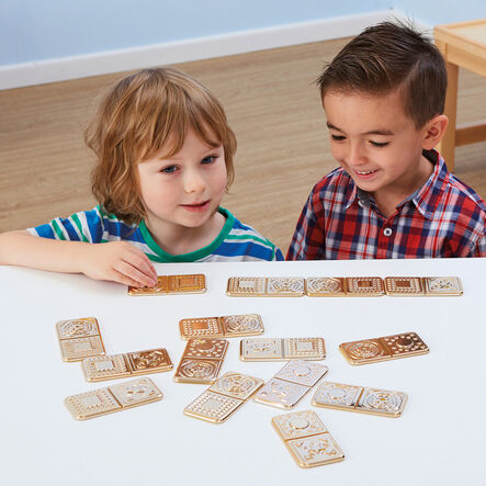 Metallic Matching Domino Set 15pcs  hi\-res