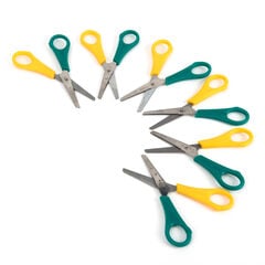 Left Handed 13cm Ruler Scissors 6pk  Left Handed 13cm Ruler Scissors 6pk  hi-res