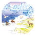 Small World Arctic Frozen World Tuff Tray Mat  hi\-res