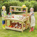 Outdoor Wooden Work Bench and Storage Unit  hi\-res