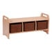 Millhouse Low Wooden Storage Bench  hi\-res