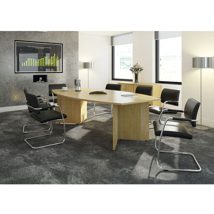Arrowhead Leg Radial Boardroom Table  hi\-res