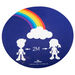 Social Distancing Round Floor Stickers  hi\-res