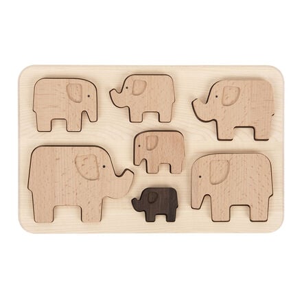 Elephant Wooden Sorting Puzzle  hi\-res