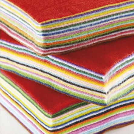 Felt Squares Assorted 300mm 100pk  hi\-res