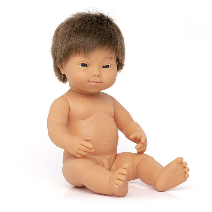 Miniland Baby Doll Down Syndrome Noah 38cm