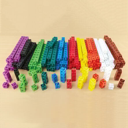 Colourful Snap Counting Cubes 1000pk  hi\-res