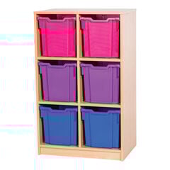 Static Tray Storage Unit For 6 Jumbo Trays  hi-res