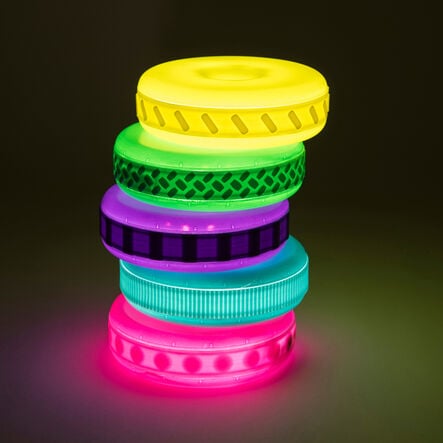 TTS Glow, Stack \x26 Build Texture Tower Discs 5pk  hi\-res