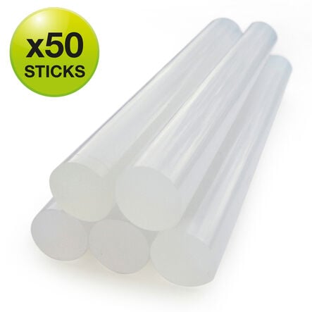 Rapesco Hot Melt Glue Gun Glue Sticks 150x7mm 50pk  hi\-res