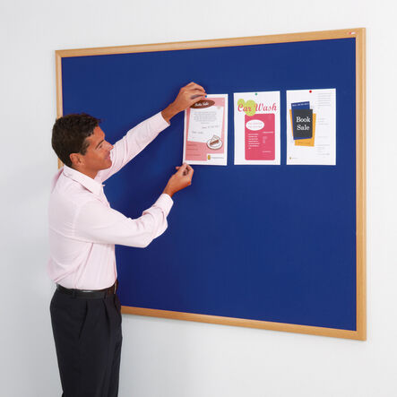Eco Friendly Wooden Framed Noticeboard  hi\-res
