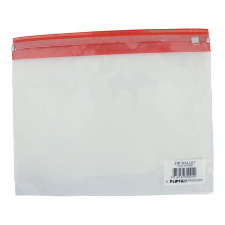 Flipfile Plastic Zip Wallets A5 25pk  hi\-res