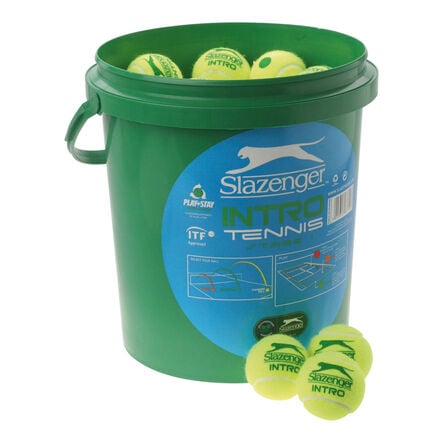 Slazenger Low Compression Intro Green Tennis Balls 60pk  hi\-res