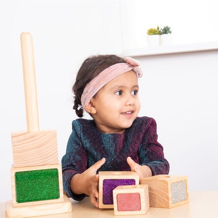 TTS Wooden Glitter Stacker Tower  hi\-res