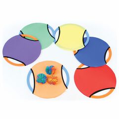 Six Colour Bounce Paddle Rings & Balls  Six Colour Bounce Paddle Rings & Balls  hi-res