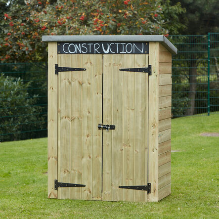Outdoor Storage Shed with Chalkboard  hi\-res
