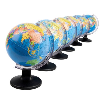 Mini Globe of the World with Stand 10cm 6pk  hi\-res