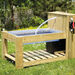 TTS Outdoor Wooden Water Pump Station H100 x W77 x D140cm  hi\-res