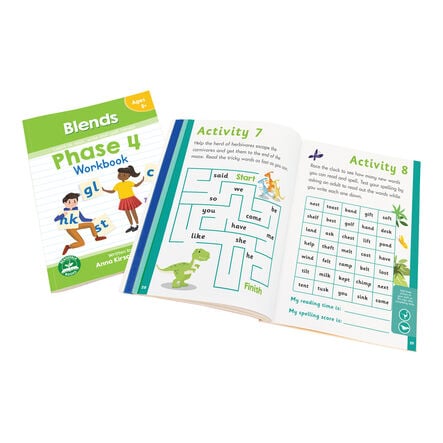 Letters and Sounds Workbooks Phase 1\-6 Letter Sounds  hi\-res