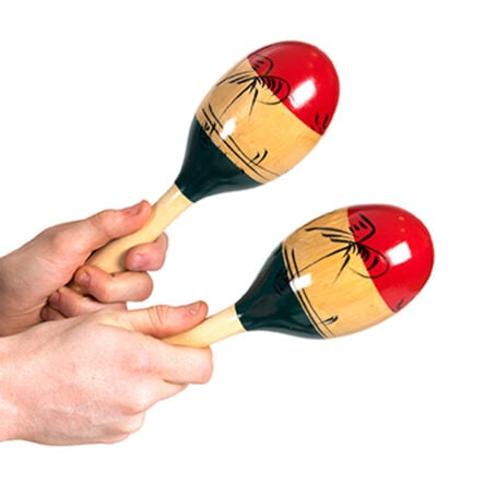 Tri Colour Maracas  hi\-res