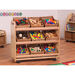 Tilted Tote Storage Trolley On Wheels  hi\-res