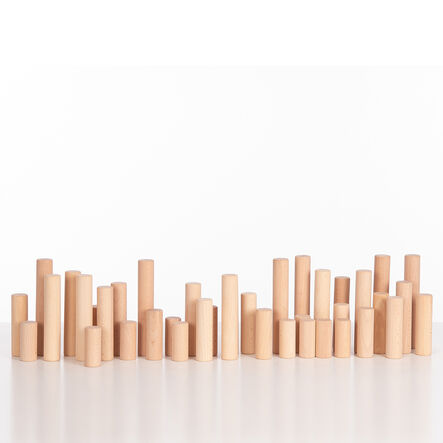 Loose Parts Wooden Sorting Columns 40pk  hi\-res