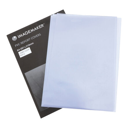 Imagemaker Clear Binding Report Covers A4 100pk  hi\-res