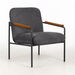 Settle Reception Chair with Wooden Arm Pads  hi\-res