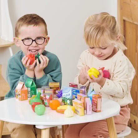 Plastic Role Play Cartons and Food Sets  hi\-res