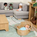Miniland Role Play Baby Doll Seaweed Moses Basket  hi\-res