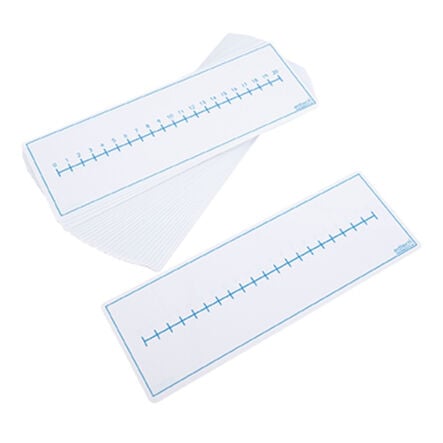 Dry Wipe Double Sided Number Line Board 30pk  hi\-res
