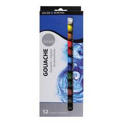 Daler-Rowney Simply Gouache Paint Set 12 x 12ml  hi-res