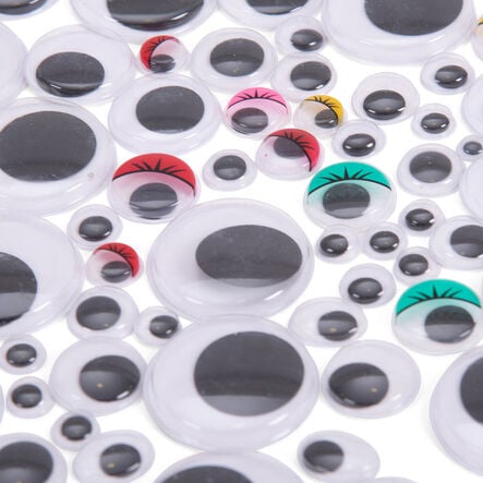 Wiggly Eyes Bumper Pack Assorted 1000pk  hi\-res
