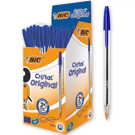 Bic Cristal Ballpoint Pens \- Medium Nib 50pk  hi\-res