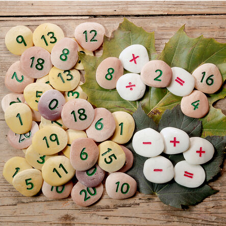 Number Pebbles Sum Building Set 50pk  hi\-res