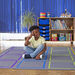 Essentials Rainbow Squares Carpet 3m x 2m  hi\-res
