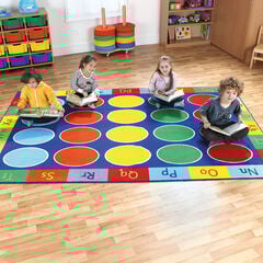 Rainbow Alphabet Rectangle Rug L3 x W2m  Rainbow Alphabet Rectangle Rug L3 x W2m  hi-res