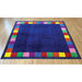 Rainbow Edge Classroom Carpet 3m x 3m  hi\-res