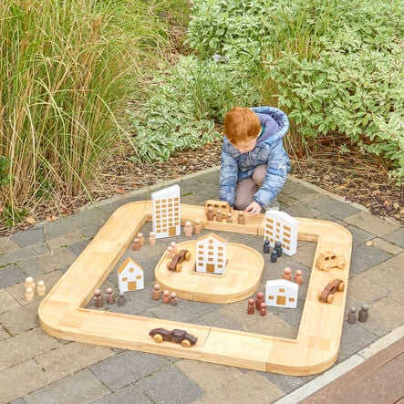 TTS Small World Wooden Road \x26 Track  hi\-res