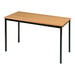 MDF Edge Weld Frame Rectangle Table 110x55cm  hi\-res